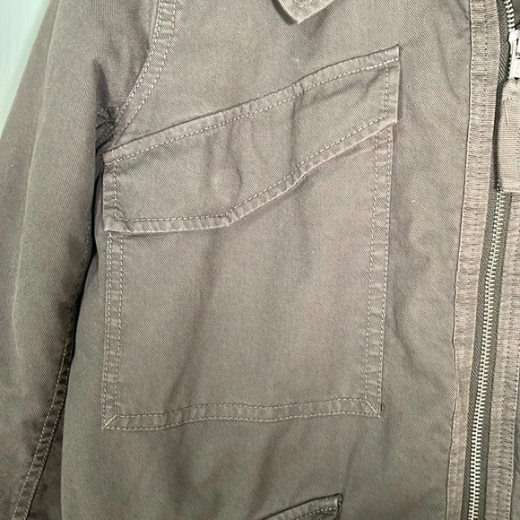 Madewell Modern Military Style Jacket Coat Green Sz Small - Picture 6 of 15